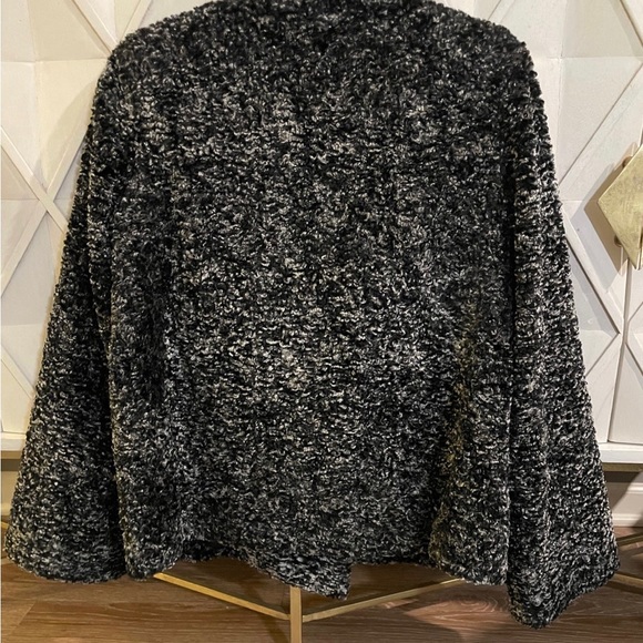 Alice + Olivia Two-Tone Coat With Pockets Sz. Small - Picture 2 of 6